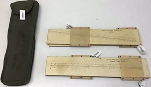 Howitzer Slide Rule 18” And Carrying Case - Picture 1 of 5