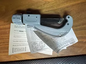 VINTAGE RIDGID 151 SCHNELL WIRKENDES ROHRROHRSCHNEIDER 31632 HERGESTELLT IN DEN USA NEU AUS ALTEM LAGERBESTAND - Bild 1 von 9