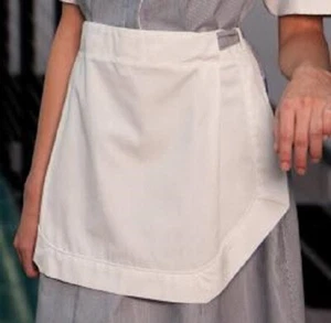 EDWARDS HOUSEKEEPING TEA MAID APRON WITH TIES - Picture 1 of 2