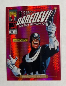 2024 1992 Marvel Masterpieces Red Prism 018/292 #19-V Bullseye - Picture 1 of 2