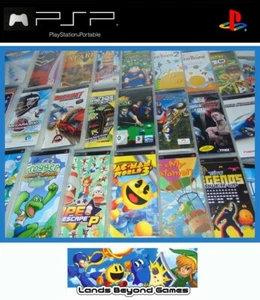 Sony PSP Video Games (Platform Arcade Sport Racing Fighting Puzzle Quiz Kids) - Picture 1 of 33