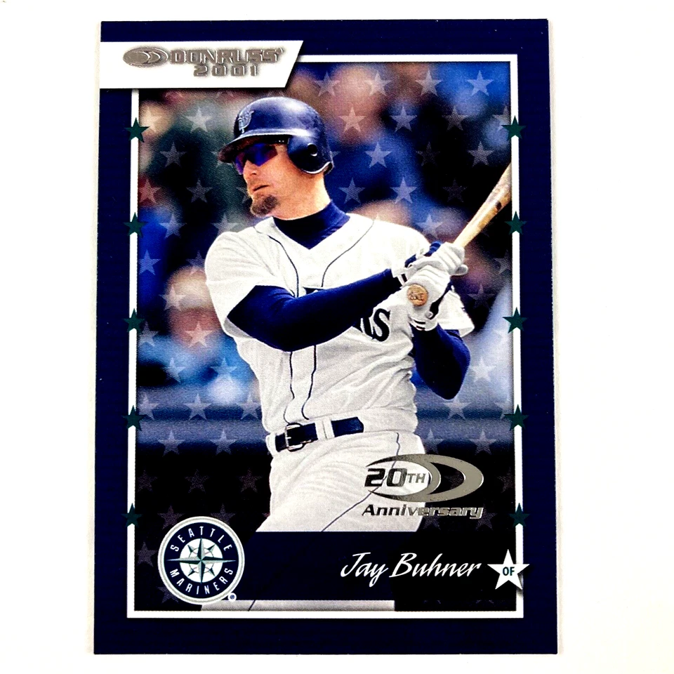 Jay Buhner 2001 Donruss Card #76 MLB Seattle Mariners - Image 1 of 2