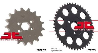 Kit de piñones delanteros y traseros para piñones HONDA Z50 R-USA 82-87 JT Foto 1 de 4