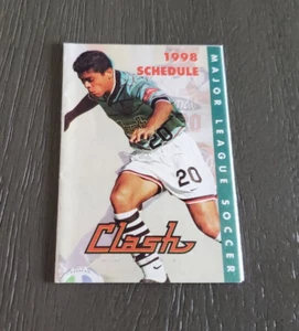 1998 MLS San Jose Clash Pocket Schedule Major League Soccer - Picture 1 of 2
