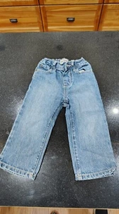 Boys children's place straight blue denim jeans size 18/24 adjustable - Picture 1 of 5