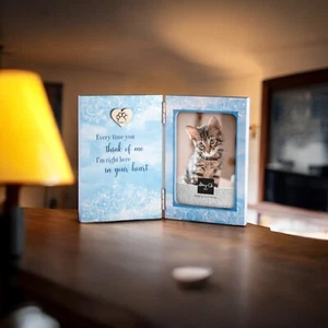 Rainbow Bridge Pet Memorial Photo Frame for Cats, Bereavement Sympathy Gift - Picture 1 of 4
