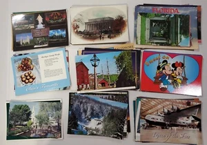 Vintage Postcard Lot of 54 Washingto DC Utah Ohio Baltimore Florida Mickey Mouse - Picture 1 of 3