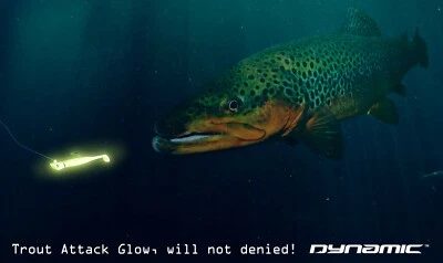 Dynamic Lures TROUT ATTACK Swim-Jig (GLOW)