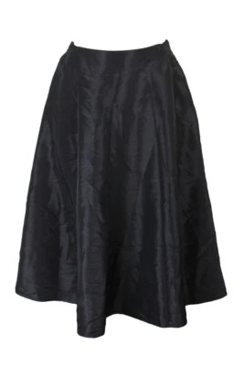 Msk Black Knee Length A-Line Skirt S - Image 1 of 3