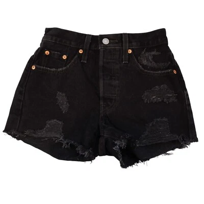 Levi's Women's 501(R) XX Original Distressed Shorts Denim Shorts, Stowaway. 23W - Image 1 of 4
