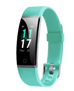 Letscom/Letsfit - Fitness Tracker Verde ID 153 Nuovo Sigillato Controlla Ultima Foto - Foto 1 di 10