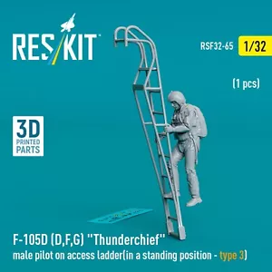 F-105 (D,F,G) Thunderchief Pilot su scala di accesso scala 1:32 ResKit RSF32-0065 - Foto 1 di 1