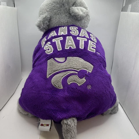 Kansas State University Large Purple 18" Mascot Pillow Pet - NCAA Cover
