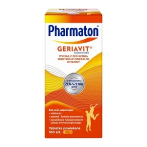 GERIAVIT PHARMATON 100 tabs+vitamins+minerals+ginsen+your immunity. - Picture 1 of 2