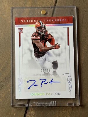 2016 Panini National Treasures #157 Jordan Payton Holo Silver #/25 ROOKIE AUTO - Image 1 of 2