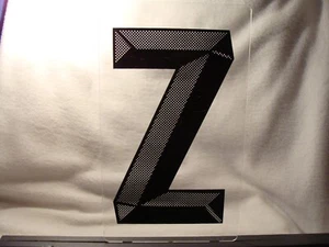 E-Z Change 8" Marquee Sign Letter 3-D Style Letter "Z" Used - Picture 1 of 21