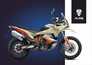Kit adesivi decalcomanie grafiche KTM 790 - 890 ADVENTURE-R 2023 2024 2025 - Foto 1 di 4