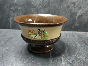 Vintage Bourne Denby Derby England style Footed Bowl 5.5" - Picture 1 of 8