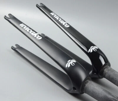 Full Carbon Fiber Fork Rigid BMX Bike Fork 14/16/18/20/22 in Bicycle Fork 1-1/8" - Image 1 of 4