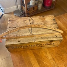 Appendiabiti Cappotto Pubblicità Legno Vintage – Il Servizio Pulizia Belvedere Brixton