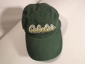 Cabela's  Baseball Cap Hat Adjustable Worlds Foremost Outfitters Green Men OS - Picture 1 of 4
