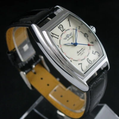Fashion Mens Automatic Mechanical Classic Self-winding Date Leather Wrist Watch - Image 1 of 4