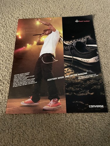 Vintage 2011 RAPPER WEEZY CONVERSE RE-MIX COLLECTION Shoes Poster Print ...
