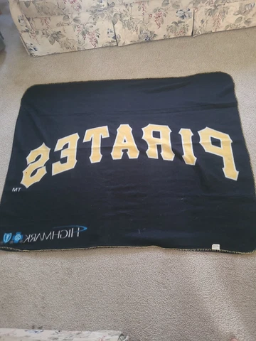 Nice Pittsburgh Pirates Fleece  Blanket. SGA. Highmark. Used Cover