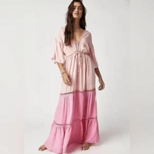 Free People Blue Mist Maxikleid Gr. XS/S. B27 - Bild 1 von 8