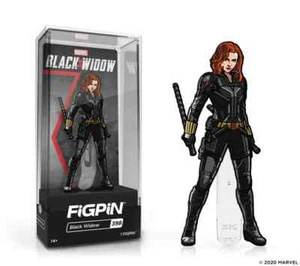 FiGPiN Marvel #398 BLACK WIDOW Clásico Esmalte Pin Abovedado Sin Escanear NUEVO - Imagen 1 de 10