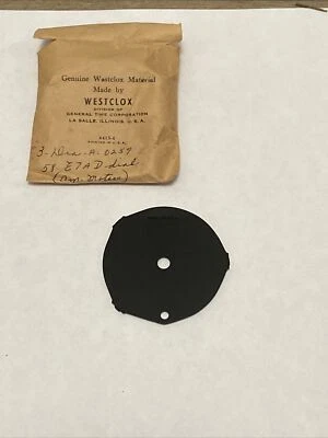 1958 1959 1960 AMC Rambler 6 Rebel Ambassador NOS DASH CLOCK WESTCLOX BACK DIAL - Image 1 of 4