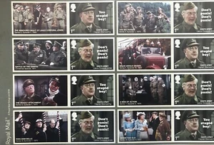 LS111 GB 2018 Dad's Army Smiler sheet pizes of two UNMOUNTED MINT - Picture 1 of 1