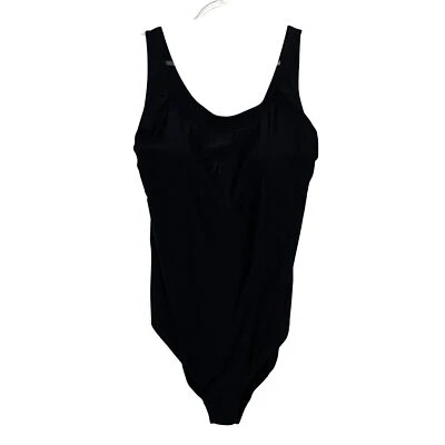 Купальник цельный женский Catherines 28 Вт черный круизная одежда для отпуска пляжа бассейна - Изображение 1 из 4