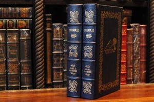 EASTON PRESS HAWAII BY JAMES A. MICHENER 2 VOLUE LIMITED EDITION - Picture 1 of 9