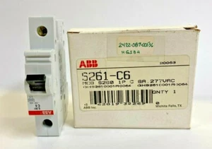 ABB S261-C6 MINITURE CIRCUIT BREAKER - Picture 1 of 5