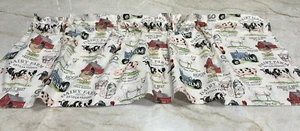 New Farmhouse Valance Multi-Colors 15x41 - Picture 1 of 9