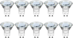 GU10 LED Bulbs, Cool White 5000K, 50W Halogen Spotlight Equivalent, 4W 325Lm Ene - Picture 1 of 12