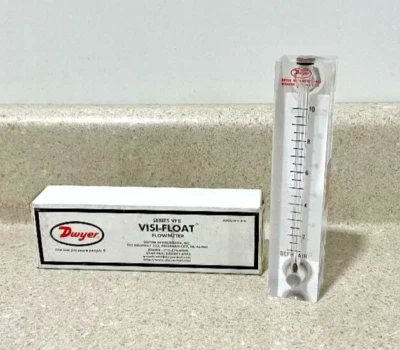 Dwyer VFB-91 Visi-Float 流量计,1-10 SCFH,1/8 NPT — 第 1/4 张图片