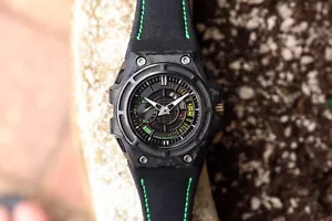 Linde Werdelin SpidoLite II Tech Green Ref. A.SLTCCG II.1 Carbon - Bild 1 von 10