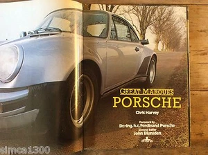 Porsche (Great Marques) Signed By Chris Harvey. - Picture 1 of 12
