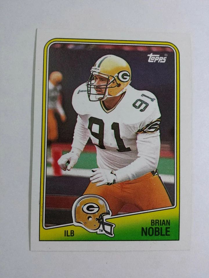 BRIAN NOBLE 1988 TOPPS FOOTBALL CARD # 321 C4844 - Image 1 of 1