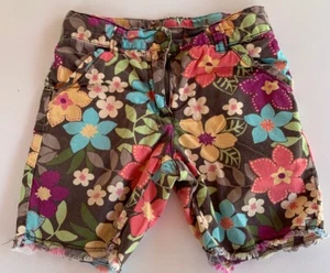Gymboree 4 Jungle Gem Tropical Flower Bermuda Short Fringe Vintage 2009 - Picture 1 of 3