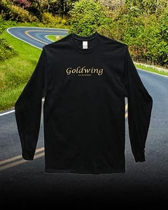 Honda Goldwing Tee Shirt Seen not Heard.. ..LONGSLEEVE MENS - Bild 1 von 3