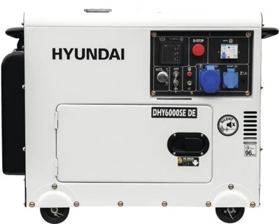Stromerzeuger Hyundai Generator DHY6000SE D Diesel Silent 1x 230V(32A) 1x 230V ( - Bild 1 von 4
