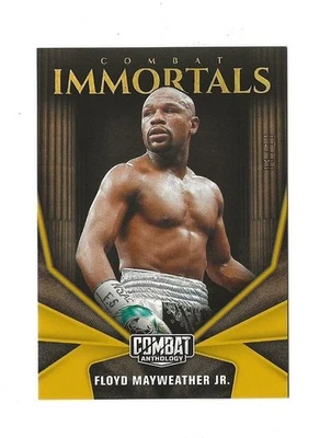 2025 Panini PFL Combat Anthology FLOYD MAYWEATHER JR Immortals #03/10 - Image 1 of 2