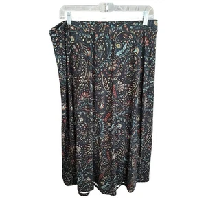 Maxi Falda Boho CJ Banks Multicolor Floral Línea A Para Mujer XL - Imagen 1 de 6