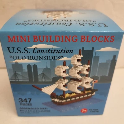 EE. UU. Modelo Mini Bloques de Construcción Constitution - 347 Piezas Nuevo Foto 1 de 4