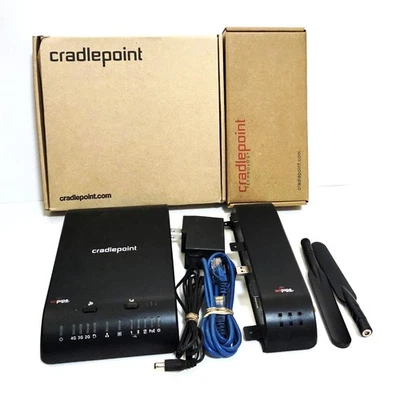 CRADLEPOINT BROADBAND WIRELESS ROUTER & ADAPTER MODEL CBA750B - MC200LE2 - Image 1 of 4