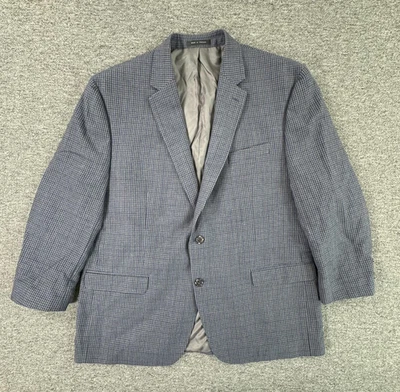 Ralph Lauren Blazer Mens 48R Blue Plaid Check Sport Coat Lined Career - Image 1 of 4