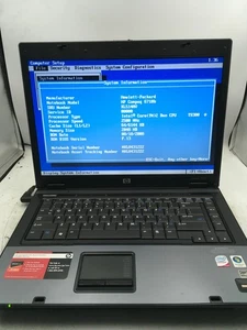HP COMPAQ 6710B - BOOTS TO BIOS - INTEL CORE 2 DUO - 2GB RAM - READ DESCRIP - BB - Picture 1 of 7